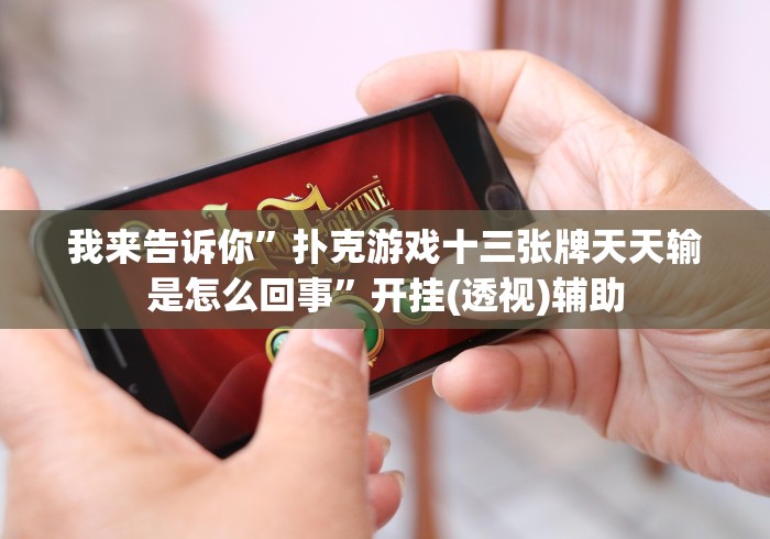 我来告诉你”扑克游戏十三张牌天天输是怎么回事”开挂(透视)辅助