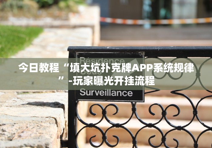 今日教程“填大坑扑克牌APP系统规律”-玩家曝光开挂流程