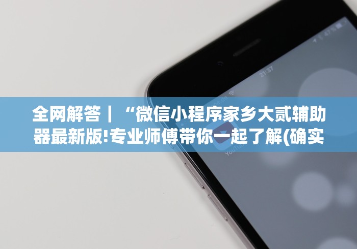 全网解答｜“微信小程序家乡大贰辅助器最新版!专业师傅带你一起了解(确实有挂)