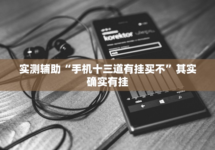 实测辅助“手机十三道有挂买不”其实确实有挂