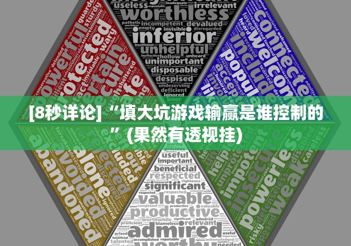 [8秒详论]“填大坑游戏输赢是谁控制的”(果然有透视挂)