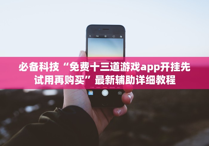 必备科技“免费十三道游戏app开挂先试用再购买”最新辅助详细教程