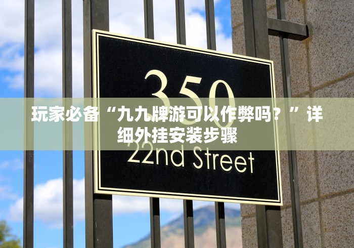 玩家必备“九九牌游可以作弊吗？”详细外挂安装步骤