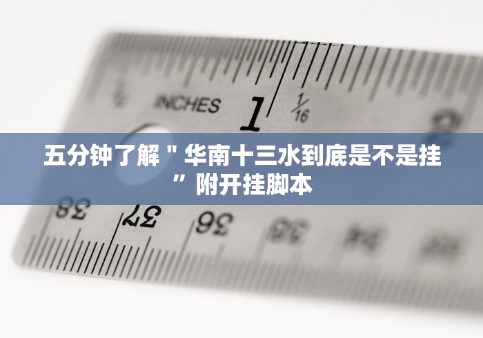 五分钟了解＂华南十三水到底是不是挂”附开挂脚本