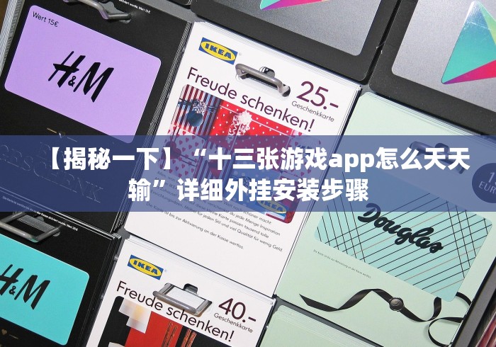 【揭秘一下】“十三张游戏app怎么天天输”详细外挂安装步骤