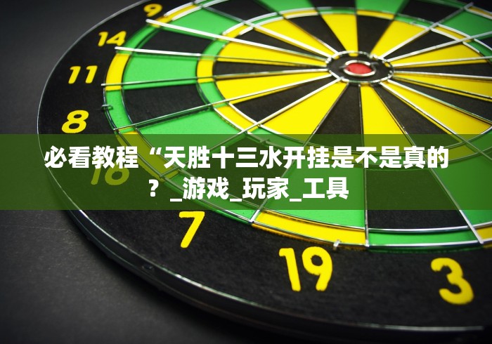 必看教程“天胜十三水开挂是不是真的？_游戏_玩家_工具