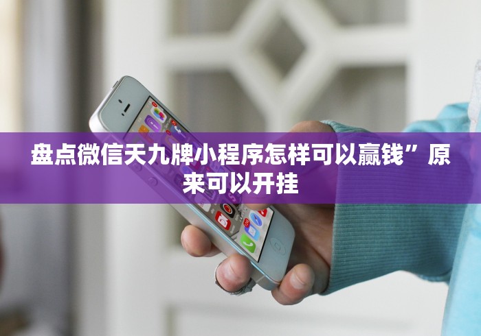 盘点微信天九牌小程序怎样可以赢钱”原来可以开挂 盘点微信天九牌小程序怎样可以赢钱”原来可以开挂