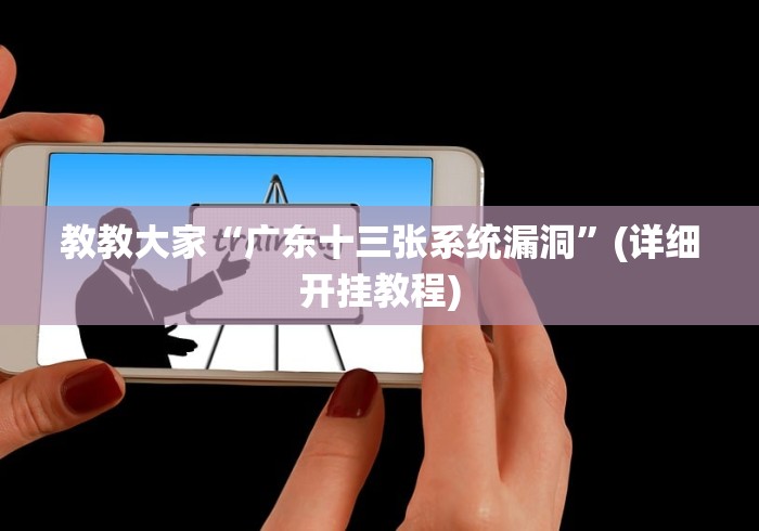 教教大家“广东十三张系统漏洞”(详细开挂教程)