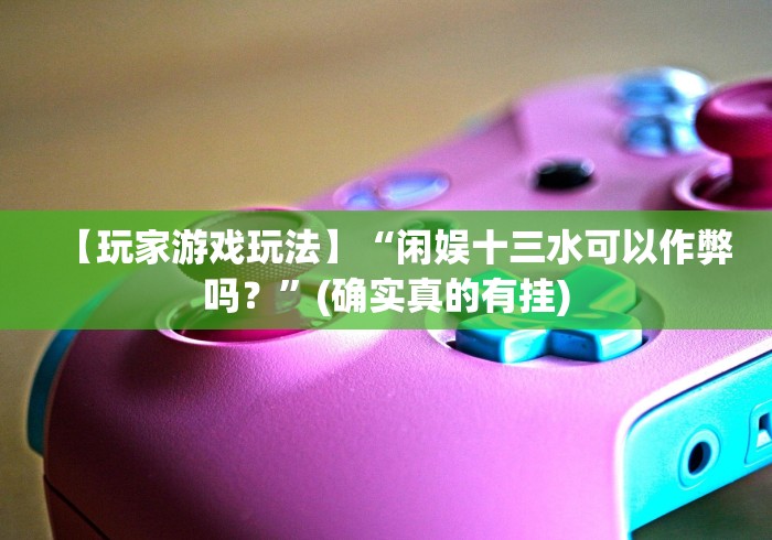 【玩家游戏玩法】“闲娱十三水可以作弊吗？”(确实真的有挂)