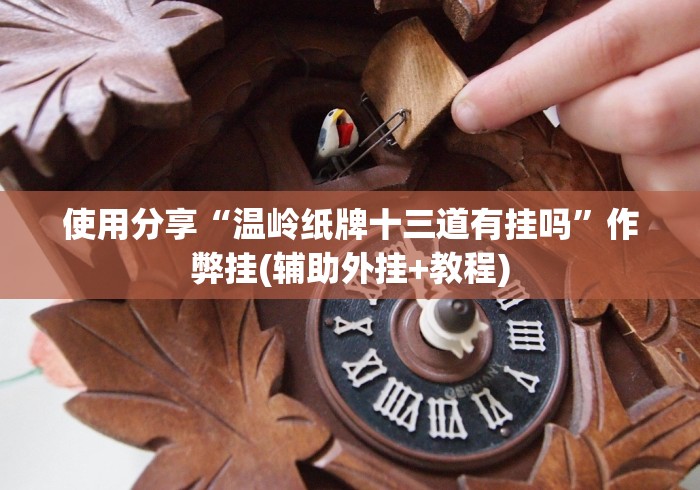 使用分享“温岭纸牌十三道有挂吗”作弊挂(辅助外挂+教程)