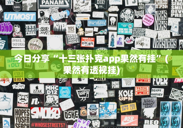 今日分享“十三张扑克app果然有挂”(果然有透视挂)