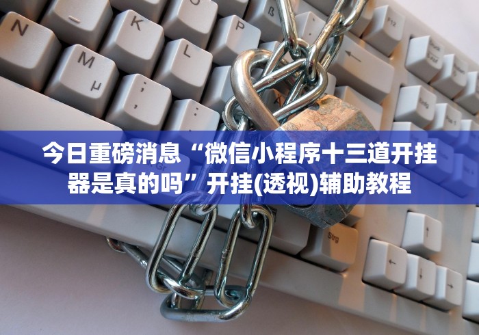 今日重磅消息“微信小程序十三道开挂器是真的吗”开挂(透视)辅助教程