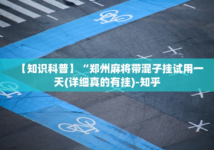 【知识科普】“郑州麻将带混子挂试用一天(详细真的有挂)-知乎