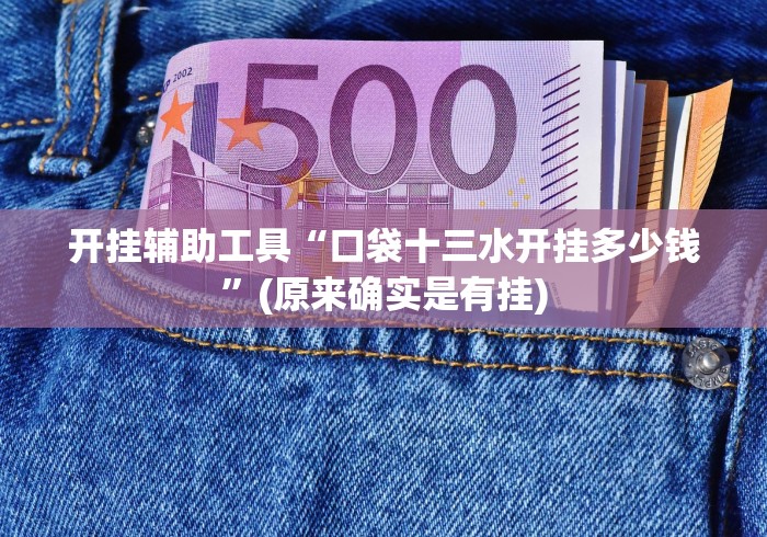 开挂辅助工具“口袋十三水开挂多少钱”(原来确实是有挂)