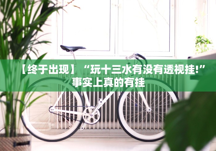 【终于出现】“玩十三水有没有透视挂!”事实上真的有挂