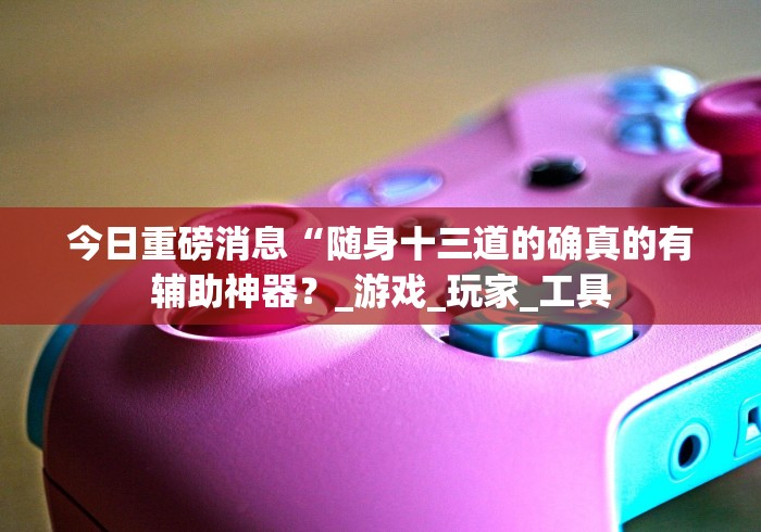 今日重磅消息“随身十三道的确真的有辅助神器？_游戏_玩家_工具